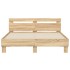 Cama con cabecero madera de ingeniería roble Sonoma 150x200