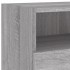 Muebles de pared para TV 2 uds madera gris Sonoma 100x30x30