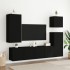 Muebles de TV de pared 5 piezas madera de ingeniería