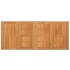 Mesa de jardín superficie de madera ratán PE beige 190x80x74