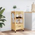 Carrito de cocina MONZA madera maciza de pino 48x40x90