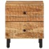 Mesitas de noche 2 uds madera maciza de acacia 40x33x46