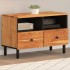 Mueble de TV madera maciza de acacia 70x33x46