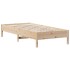 Estructura de cama madera maciza de pino 100x200