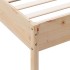 Estructura de cama madera maciza de pino 100x200