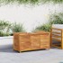 Caja de almacenaje de jardín madera maciza acacia 113x50x56