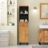 Mueble de baño madera maciza de acacia 38x33x160