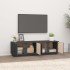 Mueble de TV madera maciza de pino gris 140x40x40