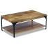 Mesa de centro madera de mango 100x60x38