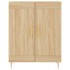 Aparador alto madera contrachapada color roble 69,5x34x180