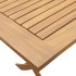 Mesa de jardín plegable madera maciza de acacia 120x70x75