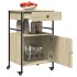 Carrito de cocina madera ingeniería roble Sonoma 56x43x89,5