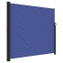 Toldo lateral retráctil azul 180x600