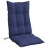 Cojines para silla respaldo alto 6 uds tela Oxford azul