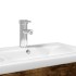 Mueble de baño con lavabo integrado roble