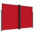 Toldo lateral retráctil rojo 220x1000