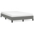 Estructura de cama tela gris oscuro 120x190