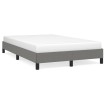 Estructura de cama tela gris oscuro 120x190 cm