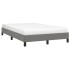 Estructura de cama tela gris oscuro 120x190