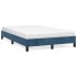 Estructura de cama terciopelo azul oscuro 120x190