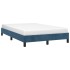 Estructura de cama terciopelo azul oscuro 120x190