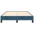 Estructura de cama terciopelo azul oscuro 120x190