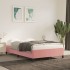 Estructura de cama terciopelo rosa 120x190