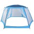 Carpa para piscina de tela azul 660x580x250