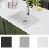 Lavabo de granito blanco 600x450x120