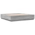 Estructura cama con luces LED madera gris Sonoma 180x200