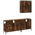 Set de muebles baño 3 pzas madera contrachapada roble