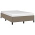 Estructura de cama tela gris taupe 120x190