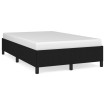 Estructura de cama tela negro 120x190 cm