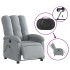 Sillón reclinable de masaje eléctrico tela gris