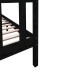 Estructura de cama madera maciza de pino negro 135x190