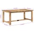 Mesa de comedor madera maciza de mango 180x90x75