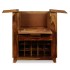 Mueble bar madera maciza de sheesham 85x40x95