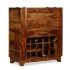 Mueble bar madera maciza de sheesham 85x40x95