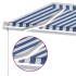 Toldo automático LED sensor de viento azul y blanco 300x250