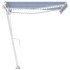 Toldo automático LED sensor de viento azul y blanco 300x250