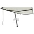 Toldo de pie automático crema 450x300