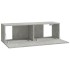 Set de muebles de TV 8 pzas madera contrachapada gris