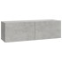 Mueble de pared de TV madera contrachapada gris