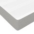 Cama box spring con colchón tela gris claro 160x200