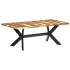 Mesa de comedor madera maciza con acabado miel 200x100x75