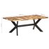 Mesa de comedor madera maciza con acabado miel 200x100x75