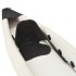 Kayak inflable poliéster negro 375x72x31