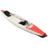 Kayak inflable poliéster rojo 424x81x31