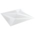 Paneles de pared 48 uds XPS estrella blanco 50x50 cm 12