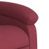 Sillón de masaje elevable eléctrico tela rojo